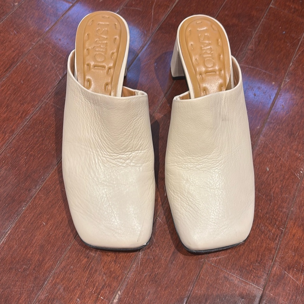 Franco Sarto A-Xenia ivory classic mule